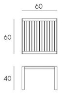 Masă Nardi Aria Tavolino 60 (40051.10.000) imaginea #2 — magazin online Desire.md