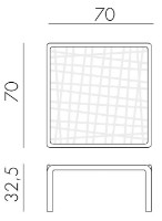 Masă Nardi Komodo Tavolino Vetro Antracite (40368.02.5010 imaginea #3 — magazin online Desire.md