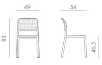 Scaun Nardi Bora Bistrol Agave (40243.16.000.06) imaginea #2 — magazin online Desire.md