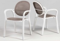 Scaun Nardi Gardenia Bianco-Tortora (40238.00.010) imaginea #2 — magazin online Desire.md