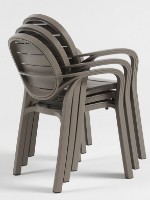 Scaun Nardi Gardenia Tortora-Tortora (40238.10.010) imaginea #2 — magazin online Desire.md