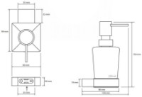 Dozator săpun lichid Bemeta Nero (135009040) imaginea #2 — magazin online Desire.md