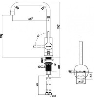 Смеситель для кухни Reginox Logan RVS фото №2 — интернет-магазин Desire.md