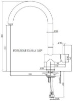 Смеситель для кухни Reginox Yampa Black фото №2 — интернет-магазин Desire.md