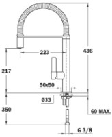 Смеситель для кухни Teka GO 939 Chrome фото №2 — интернет-магазин Desire.md