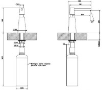 Dozator detergent lichid Gessi Just 29654-031 imaginea #2 — magazin online Desire.md