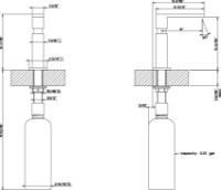 Дозатор моющего средства Gessi Rettangolo Cucina 29653-031 фото №2 — интернет-магазин Desire.md