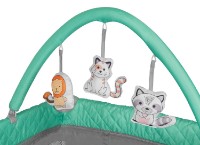 Pătuț pliabil Lionelo Flower Turquoise imaginea #6 — magazin online Desire.md