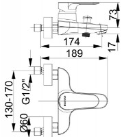 Baterie pentru cadă Herz Infinity i30 (UH00301) imaginea #2 — magazin online Desire.md