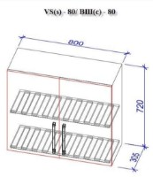 Bucătărie Bafimob Mini (High Gloss) 1.6m Red/Carton imaginea #5 — magazin online Desire.md