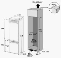 Встраиваемый холодильник Samsung BRB266150WW фото №6 — интернет-магазин Desire.md