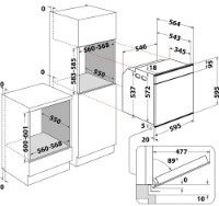 Cuptor electric Whirlpool W7 OM4 4S1 P BL imaginea #5 — magazin online Desire.md