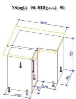 Bucătărie Bafimob Corner (High Gloss) 3.4x1.7m White/Black imaginea #15 — magazin online Desire.md