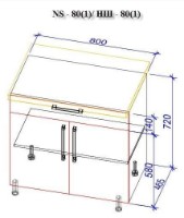 Bucătărie Bafimob Corner (High Gloss) 3.4x1.7m White/Grey imaginea #8 — magazin online Desire.md
