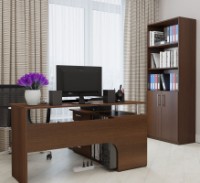 Витрина Fabrik Home Ofice-Line №1 Орех Темный фото №4 — интернет-магазин Desire.md