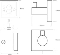 Suport prosop Bemeta Beta (132106022) imaginea #2 — magazin online Desire.md