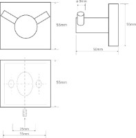 Suport prosop Bemeta Beta (132106032) imaginea #2 — magazin online Desire.md