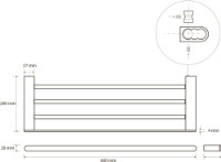 Suport prosop Bemeta Galla (108105080) imaginea #2 — magazin online Desire.md