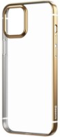 Husa de protecție Baseus Shining Case for iPhone 12 Gold (ARAPIPH61N-MD0V)