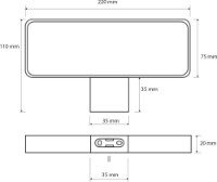 Suport prosop Bemeta Nero (135004060) imaginea #2 — magazin online Desire.md