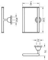 Suport prosop Vitra Matrix (A44577) imaginea #2 — magazin online Desire.md