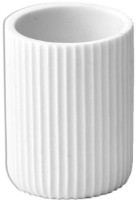 Pahar pentru periuțe de dinți Tendance Vertical Stripes White (43687)
