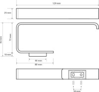 Suport hârtie igienică Bemeta Solo (139112022) imaginea #2 — magazin online Desire.md