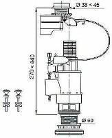 Flotor de scurgere Wirquin Tronic (10719338) imaginea #2 — magazin online Desire.md