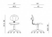 Офисное кресло Antares 1290 PU Nor фото №4 — интернет-магазин Desire.md