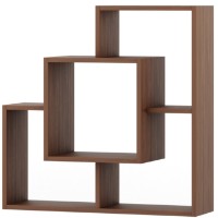 Навесная полка Fabrik Home Small 10 Орех Каменный фото №2 — интернет-магазин Desire.md