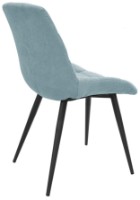 Стул Deco Nicole HN Blue/Legs Black фото №2 — интернет-магазин Desire.md