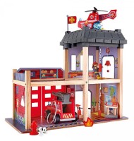 Игровой набор пожарного Hape City Fire Station (E3023A) фото №4 — интернет-магазин Desire.md