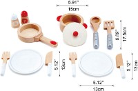 Набор посуды для кукол Hape Cook & Serve Set (E3150A) фото №5 — интернет-магазин Desire.md