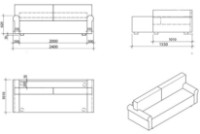 Диван Mobilier Victoria Clasic Lux 03+Haiti 05 PIK 1 фото №2 — интернет-магазин Desire.md