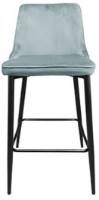 Барный стул Deco Clasic Light Blue/Black Legs фото №2 — интернет-магазин Desire.md