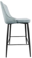 Барный стул Deco Clasic Light Blue/Black Legs фото №3 — интернет-магазин Desire.md