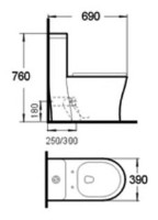 Унитаз Melana MLN-2011D фото №3 — интернет-магазин Desire.md