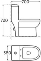 Vas WC Melana MLN-2013 imaginea #2 — magazin online Desire.md