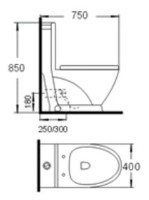 Унитаз Melana MLN-2014 фото №3 — интернет-магазин Desire.md