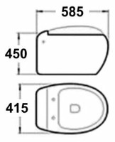 Унитаз Melana MLN-821B фото №3 — интернет-магазин Desire.md