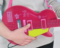 Гитара с микрофоном Bontempi Electronic Guitar with Stage Microphone Pink (245872) фото №3 — интернет-магазин Desire.md