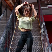 Tricou de dame Joma 901252.452 Khaki M-L imaginea #3 — magazin online Desire.md