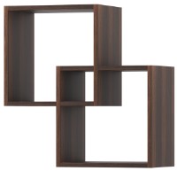 Навесная полка Fabrik Home Small 4 Орех Темный фото №2 — интернет-магазин Desire.md