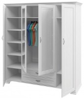 Dulap Неман Юнона МН-132-04 Alb Texturat imaginea #2 — magazin online Desire.md