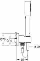Set pentru duș Grohe Euphoria Cosmo (26404000) imaginea #2 — magazin online Desire.md