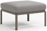 Пуф Nardi Komodo Pouf Tortora-Grigio (40369.10.163) фото №1 — интернет-магазин Desire.md