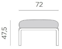 Пуф Nardi Komodo Pouf Tortora-Tech Panama (40369.10.131) фото №2 — интернет-магазин Desire.md