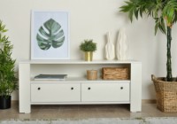 Comodă TV Fabrik Home Belford Frasin Alb 120.5x42.5x50cm imaginea #3 — magazin online Desire.md