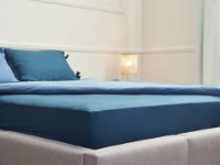 Cearșaf Dormeo Essentials Green/Blue 160x200 imaginea #1 — magazin online Desire.md