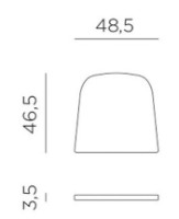 Подушка для мебели Nardi Cuscino Net (36326.00.070) фото №2 — интернет-магазин Desire.md